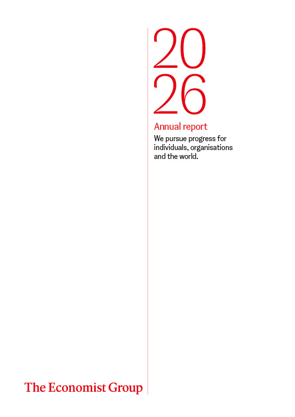 The Economist Group 2026 연차보고서 표지